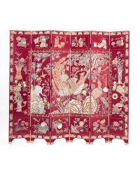 Red Oriental Screen