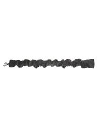 Black Cotton Chandelier Chain Sleeve Black