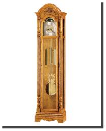 Joseph Grandfather Clock Golden Oak