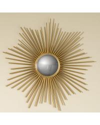 Mini Sunburst Mirror-Gold