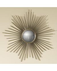 Mini Sunburst Mirror-Nickel