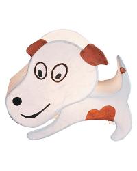 Abercrombie the Puppy White and Brown