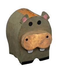 Harriet the Hippo Blue Gray