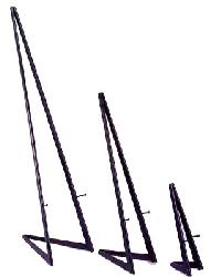 Black Wood Floor Easel Black