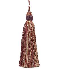 Small Tassel Taupe Wine