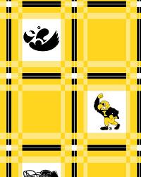 Iowa Hawkeyes Vinyl Tablecloth College Vinyl