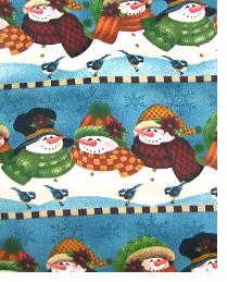 Snowmen Blue In-Stock 2008