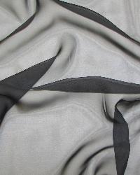 Black Chiffon Wedding Fabric