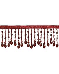 2 3/4 in Bead Fringe Ruby
