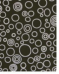 Circles Black Premier Prints - New 2009