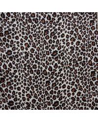 Silky Satin Cheetah Tan Brown Silky Satin Animal Print Fabrics