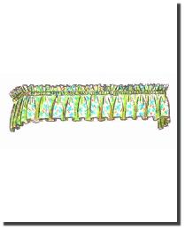 SHIRRED VALANCE