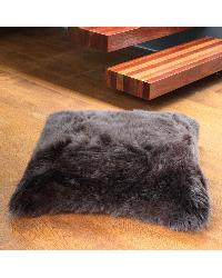 Lambskin Floor Pillow Taupe