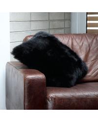 Lambskin Pillow Black
