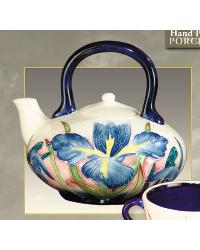 Porcelain Teapot- Iris Series