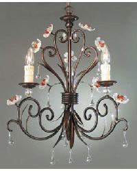 Monticello 3-Arm Chandelier Black Coffee Finish