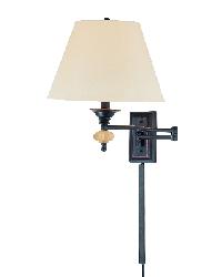 Ignazio Swing Arm Wall Lamp - Aged Copper