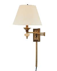 Ignazio Swing Arm Wall Lamp - Gold Bronze