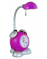 Timely II Clock Desk Lamp - Hot Pink