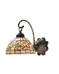 Turning Leaf 1 Lt Wall Sconce Bapa 59r Mahogany Bronze