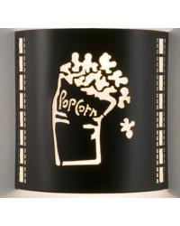 Popcorn Sconce Black