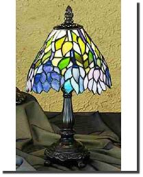 13.5 Inch High Wisteria Mini Lamp