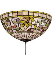16 Inch Wide Turning Leaf Flushmount