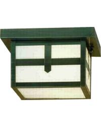 Cross Mission Flush Mount