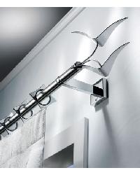 Angelica Finial Set 94-Satin Stainless Steel - Bright Stainless Steel