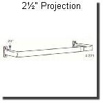 Single Lock-Seam Curtain Rod Projects 2½ White