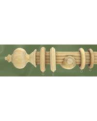 1 3/8in Camelot Finial - Unfinished Unfinished
