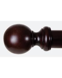 1 3/8 in BALL FINIAL STANDARD Shown in Antique Gold