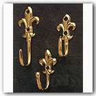 Small Fleur-di-lis Hook Pair