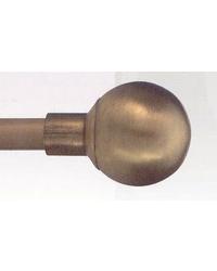 Large Ball Swing Arm Rod Shown in English Bronze