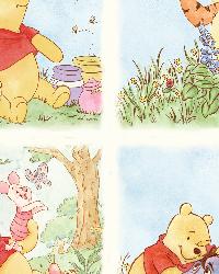 Lazy Daze Pooh - Wall Art - 4 piece