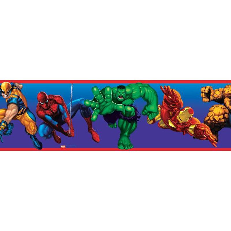York Wallpaper Marvel Heroes Wall Border