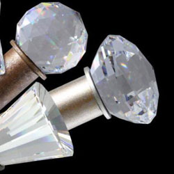 Crystal Curtain Rods