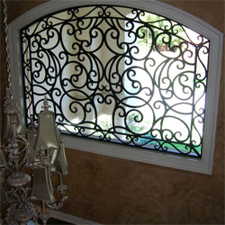 Window Grilles - Removeable Window Grilles - Window Treatments  - Traceries - Ornamental Grilles - Wall Grilles